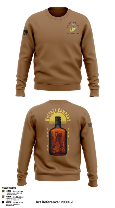 GWU NROTC 21201233 Crew Neck Sweatshirt - 2