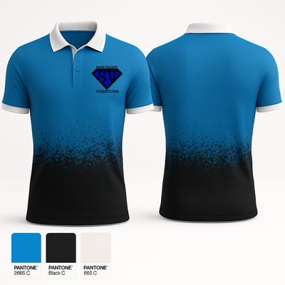 Sauk Valley Wrestling Club 85536516 Short Sleeve Performance Polo - 1