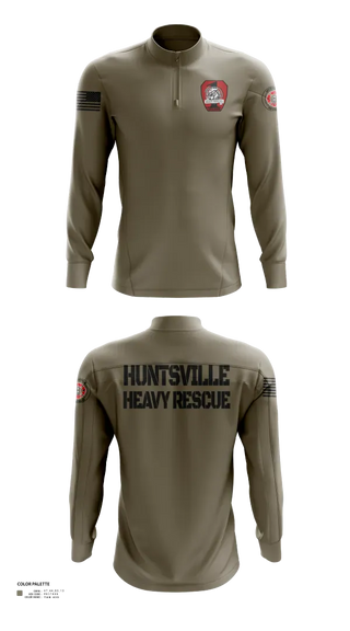 Quarter Zip Jacket, HFR Heavy Rescue, Fire Department, Teamtime, Team time, sublimation, custom sports apparel, team uniforms, spirit wear, spiritwear, sports uniforms, custom shirts, team store, custom team store, fundraiser sports, apparel fundraiser