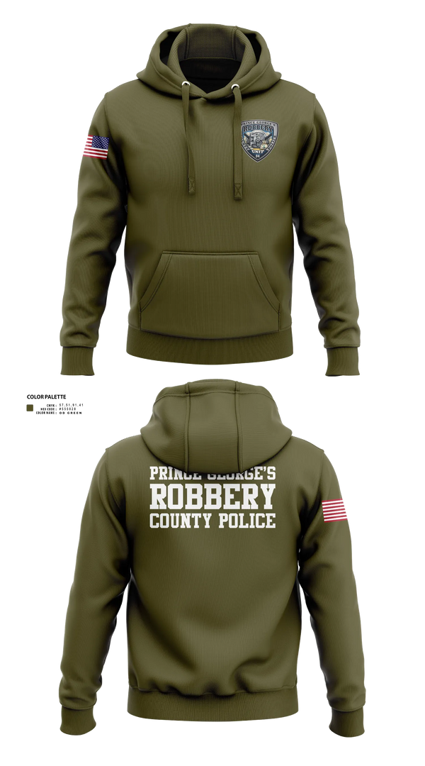 Hoodie, Prince George's County Police Robbery Unit, Police, Teamtime, Team time, sublimation, custom sports apparel, team uniforms, spirit wear, spiritwear, sports uniforms, custom shirts, team store, custom team store, fundraiser sports, apparel fundraiser