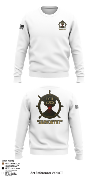Crew Neck Sweatshirt, LCU 2025 kings mountain, Army, Teamtime, Team time, sublimation, custom sports apparel, team uniforms, spirit wear, spiritwear, sports uniforms, custom shirts, team store, custom team store, fundraiser sports, apparel fundraiser