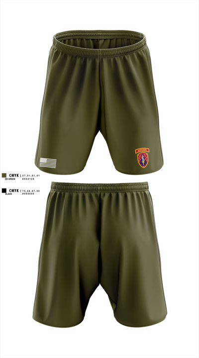 3rd SQDN, 5th SFAB Athletic Shorts With Pockets - 1