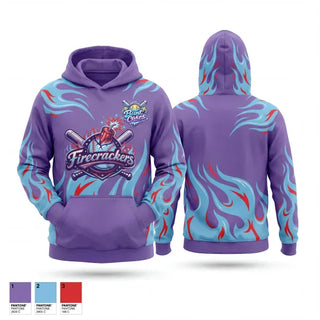 Hoodie, Firecrackers and Bunt Girls, Softball, Teamtime, Team time, sublimation, custom sports apparel, team uniforms, spirit wear, spiritwear, sports uniforms, custom shirts, team store, custom team store, fundraiser sports, apparel fundraiser