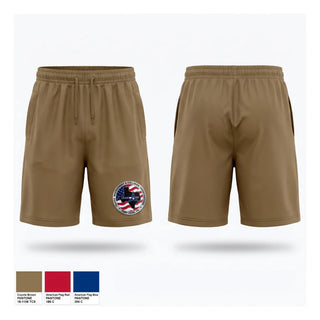 Athletic Shorts With Pockets, LEA Traffic, Army, Teamtime, Team time, sublimation, custom sports apparel, team uniforms, spirit wear, spiritwear, sports uniforms, custom shirts, team store, custom team store, fundraiser sports, apparel fundraiser