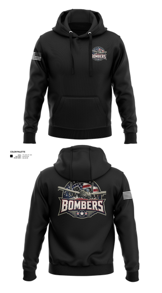 Hoodie, Bombers, Baseball, Teamtime, Team time, sublimation, custom sports apparel, team uniforms, spirit wear, spiritwear, sports uniforms, custom shirts, team store, custom team store, fundraiser sports, apparel fundraiser