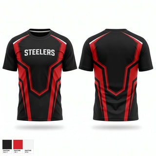 Short Sleeve Performance Shirt, STEELERS, , Teamtime, Team time, sublimation, custom sports apparel, team uniforms, spirit wear, spiritwear, sports uniforms, custom shirts, team store, custom team store, fundraiser sports, apparel fundraiser