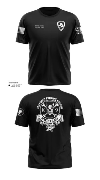 Short Sleeve Performance Shirt, Aberdeen Proving Ground Police Department, Police, Teamtime, Team time, sublimation, custom sports apparel, team uniforms, spirit wear, spiritwear, sports uniforms, custom shirts, team store, custom team store, fundraiser sports, apparel fundraiser