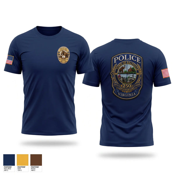 Short Sleeve Performance Shirt, Saltville Police Department, Police, Teamtime, Team time, sublimation, custom sports apparel, team uniforms, spirit wear, spiritwear, sports uniforms, custom shirts, team store, custom team store, fundraiser sports, apparel fundraiser