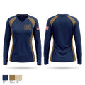 Cooleemee fire department Women's Long Sleeve V-neck Shirt - 1