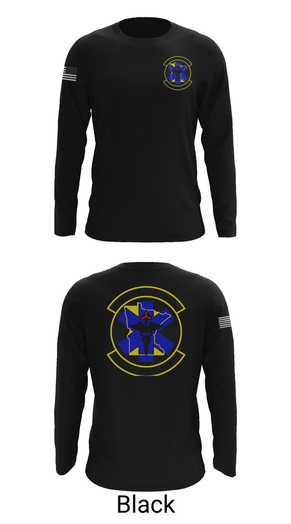 Long Sleeve Performance Shirt, Civil Air Patrol Minnesota Wing Health Service, Air Force, Teamtime, Team time, sublimation, custom sports apparel, team uniforms, spirit wear, spiritwear, sports uniforms, custom shirts, team store, custom team store, fundraiser sports, apparel fundraiser