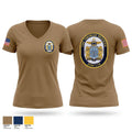 Thomas Hudner Women's Short Sleeve V-neck Shirt - 1