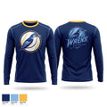 Wrens Baseball Long Sleeve Performance Shirt - 2