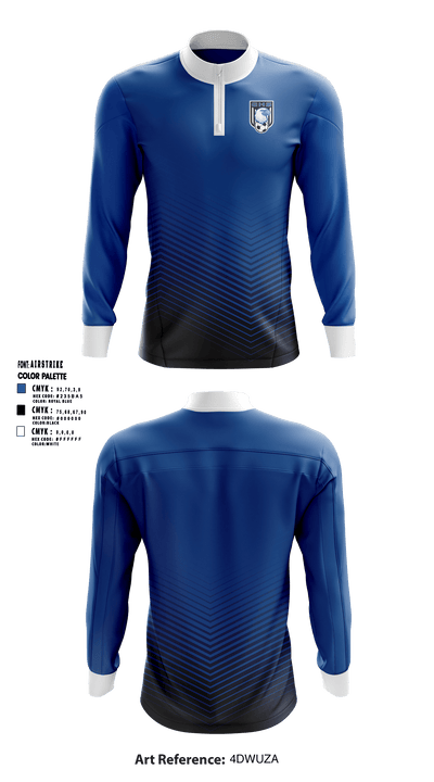 Exeter Township High School Boys Soccer Quarter Zip Jacket - 5