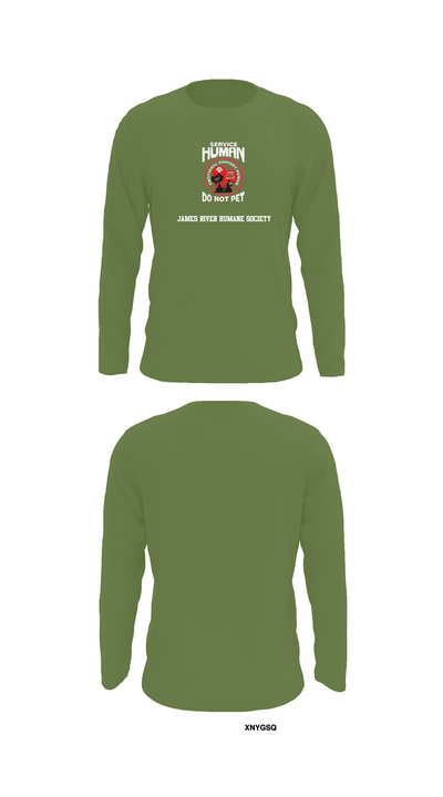 James River Humane Society 19714076 Long Sleeve Performance Shirt 23
