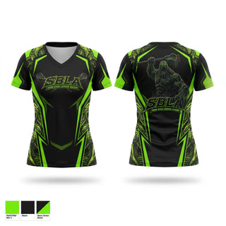Womens Short Sleeve Vneck Shirt, Sound Beach Lacrosse Academy, Men's Lacrosse, Teamtime, Team time, sublimation, custom sports apparel, team uniforms, spirit wear, spiritwear, sports uniforms, custom shirts, team store, custom team store, fundraiser sports, apparel fundraiser