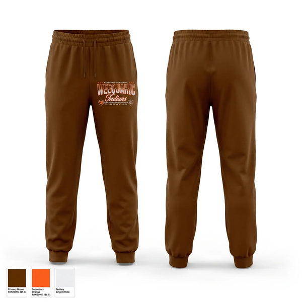 Sweatpants, Weequahic Indians, , Teamtime, Team time, sublimation, custom sports apparel, team uniforms, spirit wear, spiritwear, sports uniforms, custom shirts, team store, custom team store, fundraiser sports, apparel fundraiser