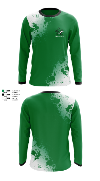 Long Sleeve Performance Shirt, Wildcats, , Teamtime, Team time, sublimation, custom sports apparel, team uniforms, spirit wear, spiritwear, sports uniforms, custom shirts, team store, custom team store, fundraiser sports, apparel fundraiser