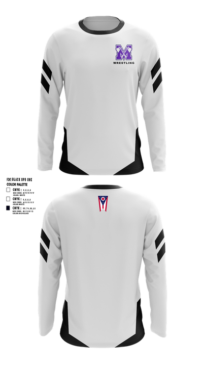 Mount Gilead High School Wrestling 55730415 Long Sleeve Performance Shirt 44