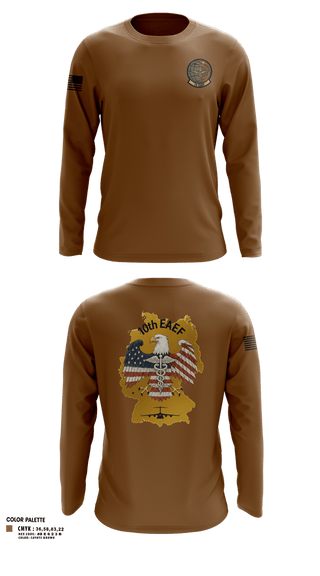 Long Sleeve Performance Shirt, 10th Expeditionary Aeromedical Evacuation Flight (10th EAEF/26.1), , Teamtime, Team time, sublimation, custom sports apparel, team uniforms, spirit wear, spiritwear, sports uniforms, custom shirts, team store, custom team store, fundraiser sports, apparel fundraiser