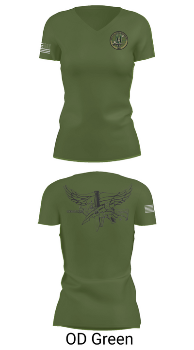 RHSWAT 31076673 Women's Short Sleeve V-neck Shirt - 46