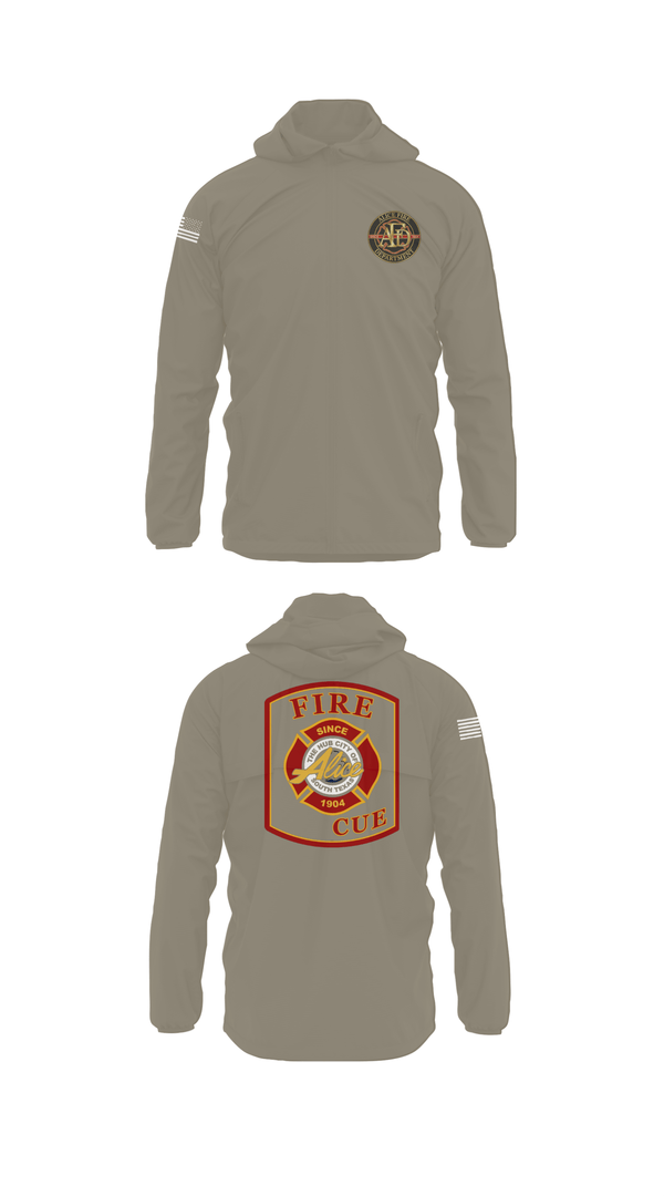 Windbreaker, Alice Fire Rescue, Fire Department, Teamtime, Team time, sublimation, custom sports apparel, team uniforms, spirit wear, spiritwear, sports uniforms, custom shirts, team store, custom team store, fundraiser sports, apparel fundraiser