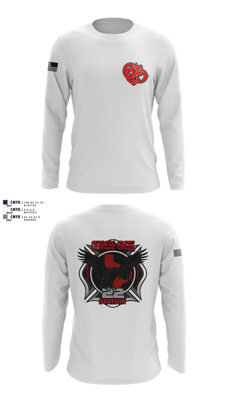 Long Sleeve Performance Shirt, Cy creek fire 22, , Teamtime, Team time, sublimation, custom sports apparel, team uniforms, spirit wear, spiritwear, sports uniforms, custom shirts, team store, custom team store, fundraiser sports, apparel fundraiser