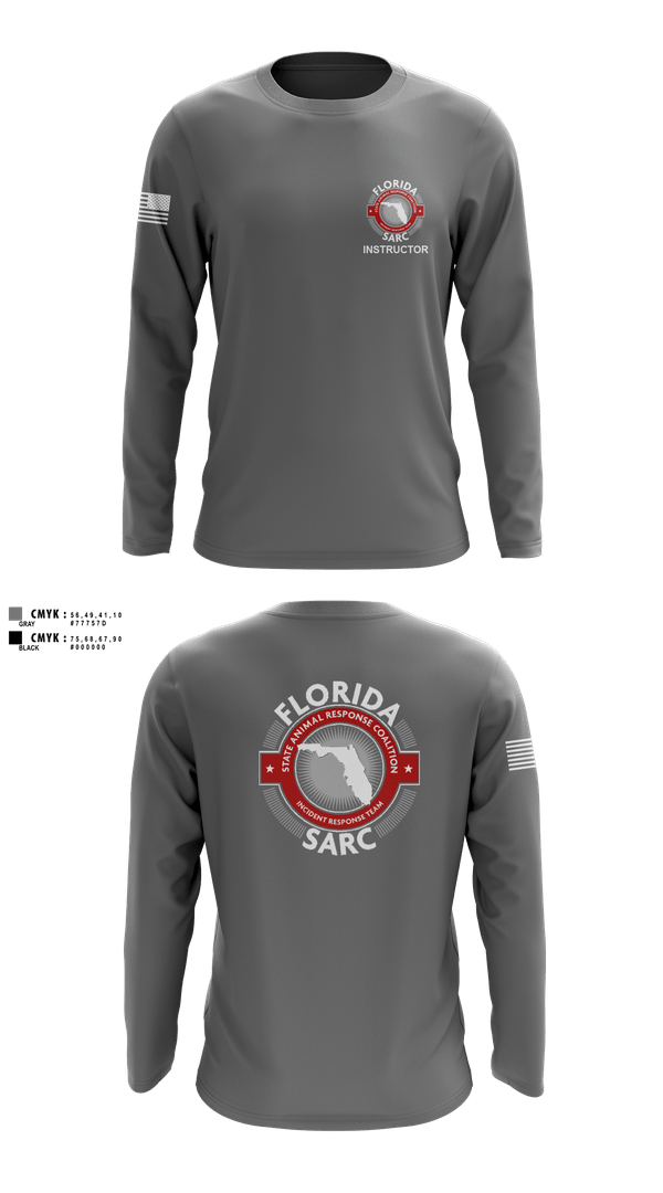 Long Sleeve Performance Shirt, Florida State Animal Response Coalition, , Teamtime, Team time, sublimation, custom sports apparel, team uniforms, spirit wear, spiritwear, sports uniforms, custom shirts, team store, custom team store, fundraiser sports, apparel fundraiser
