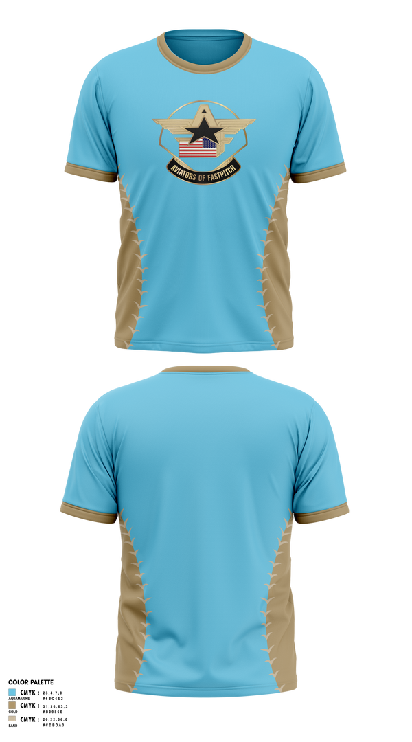 Short Sleeve Performance Shirt, Aviators of Fastpitch, Softball, Teamtime, Team time, sublimation, custom sports apparel, team uniforms, spirit wear, spiritwear, sports uniforms, custom shirts, team store, custom team store, fundraiser sports, apparel fundraiser
