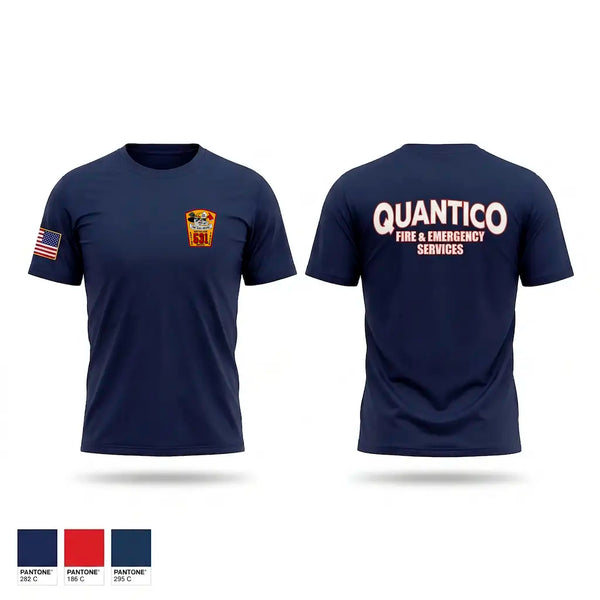 Short Sleeve Performance Shirt, Quantico Fire and Emergency Services, Fire Department, Teamtime, Team time, sublimation, custom sports apparel, team uniforms, spirit wear, spiritwear, sports uniforms, custom shirts, team store, custom team store, fundraiser sports, apparel fundraiser