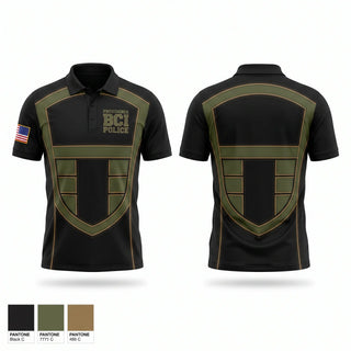 Short Sleeve Performance Polo, Providence Police BCI, Police, Teamtime, Team time, sublimation, custom sports apparel, team uniforms, spirit wear, spiritwear, sports uniforms, custom shirts, team store, custom team store, fundraiser sports, apparel fundraiser