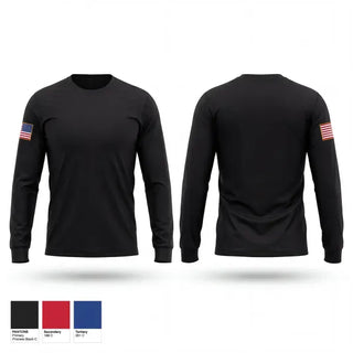Long Sleeve Performance Shirt, Varina highschool njrotc, Navy, Teamtime, Team time, sublimation, custom sports apparel, team uniforms, spirit wear, spiritwear, sports uniforms, custom shirts, team store, custom team store, fundraiser sports, apparel fundraiser