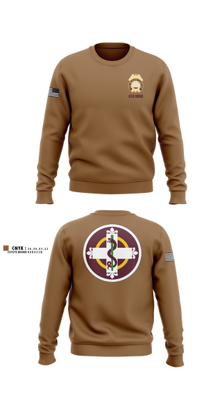 Crew Neck Sweatshirt, 424th MMB, Army, Teamtime, Team time, sublimation, custom sports apparel, team uniforms, spirit wear, spiritwear, sports uniforms, custom shirts, team store, custom team store, fundraiser sports, apparel fundraiser