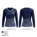 Framingham High School Field Hockey 6863482 Women's Long Sleeve V-neck Shirt - 1
