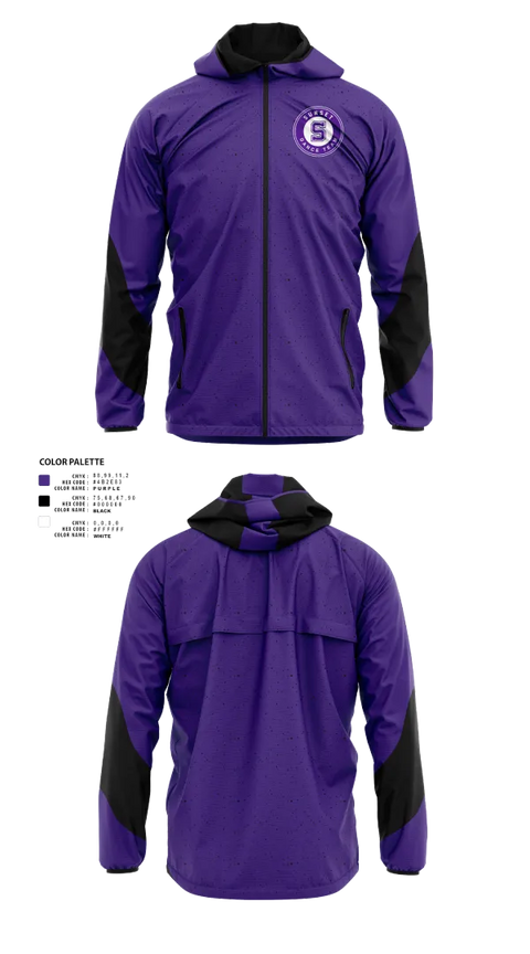 Windbreaker, Sunset Dance Team, Spirit Store, Teamtime, Team time, sublimation, custom sports apparel, team uniforms, spirit wear, spiritwear, sports uniforms, custom shirts, team store, custom team store, fundraiser sports, apparel fundraiser