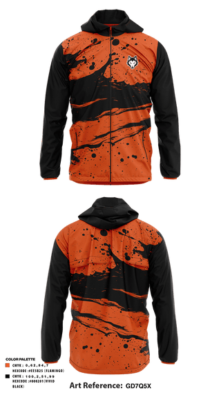 Windbreaker, Harlem High School Track & Field, Track & Field, Teamtime, Team time, sublimation, custom sports apparel, team uniforms, spirit wear, spiritwear, sports uniforms, custom shirts, team store, custom team store, fundraiser sports, apparel fundraiser