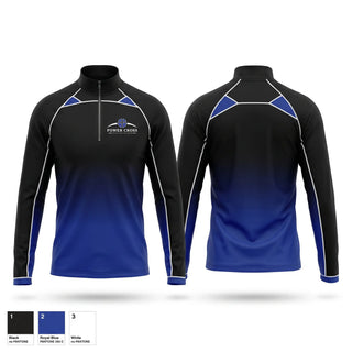 Quarter Zip Jacket, Power Cross, , Teamtime, Team time, sublimation, custom sports apparel, team uniforms, spirit wear, spiritwear, sports uniforms, custom shirts, team store, custom team store, fundraiser sports, apparel fundraiser