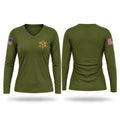 Pointe Coupee Sheriff's Office Women's Long Sleeve V-neck Shirt - 1
