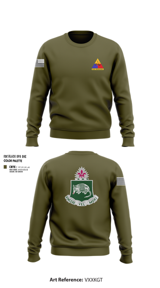 Crew Neck Sweatshirt, 1-35 Conquerors, Army, Teamtime, Team time, sublimation, custom sports apparel, team uniforms, spirit wear, spiritwear, sports uniforms, custom shirts, team store, custom team store, fundraiser sports, apparel fundraiser