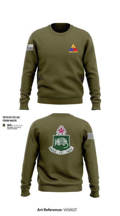 1-35 conquerors Crew Neck Sweatshirt - 23
