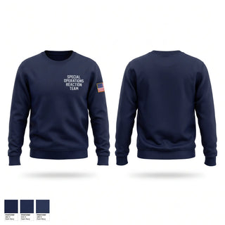 Crew Neck Sweatshirt, SPECIAL OPERATIONS REACTION TEAM, Police, Teamtime, Team time, sublimation, custom sports apparel, team uniforms, spirit wear, spiritwear, sports uniforms, custom shirts, team store, custom team store, fundraiser sports, apparel fundraiser