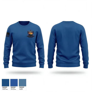 Crew Neck Sweatshirt, Sahuarita NJROTC, Navy, Teamtime, Team time, sublimation, custom sports apparel, team uniforms, spirit wear, spiritwear, sports uniforms, custom shirts, team store, custom team store, fundraiser sports, apparel fundraiser