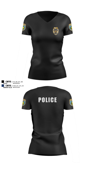 Womens Short Sleeve Vneck Shirt, team name, Police, Teamtime, Team time, sublimation, custom sports apparel, team uniforms, spirit wear, spiritwear, sports uniforms, custom shirts, team store, custom team store, fundraiser sports, apparel fundraiser