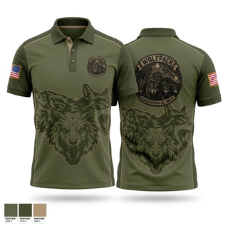 Short Sleeve Performance Polo, Headquarters Company, MRB HI, Army, Teamtime, Team time, sublimation, custom sports apparel, team uniforms, spirit wear, spiritwear, sports uniforms, custom shirts, team store, custom team store, fundraiser sports, apparel fundraiser