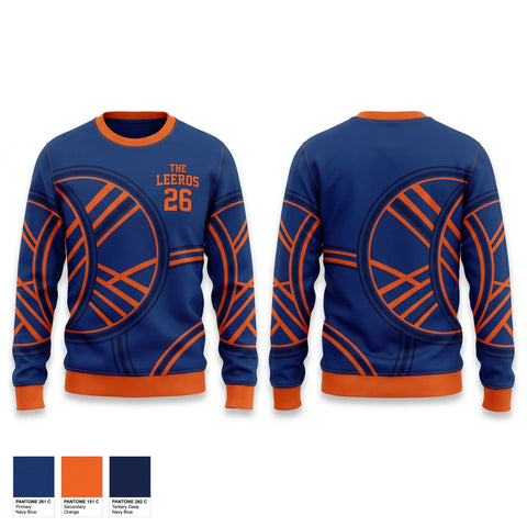 Crew Neck Sweatshirt, The Leñeros 26, Baseball, Teamtime, Team time, sublimation, custom sports apparel, team uniforms, spirit wear, spiritwear, sports uniforms, custom shirts, team store, custom team store, fundraiser sports, apparel fundraiser