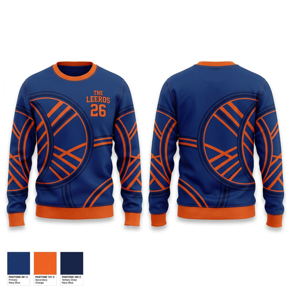Crew Neck Sweatshirt, The Leñeros 26, Baseball, Teamtime, Team time, sublimation, custom sports apparel, team uniforms, spirit wear, spiritwear, sports uniforms, custom shirts, team store, custom team store, fundraiser sports, apparel fundraiser