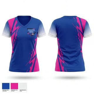 Womens Short Sleeve Vneck Shirt, Diamond Dawgs, Softball, Teamtime, Team time, sublimation, custom sports apparel, team uniforms, spirit wear, spiritwear, sports uniforms, custom shirts, team store, custom team store, fundraiser sports, apparel fundraiser