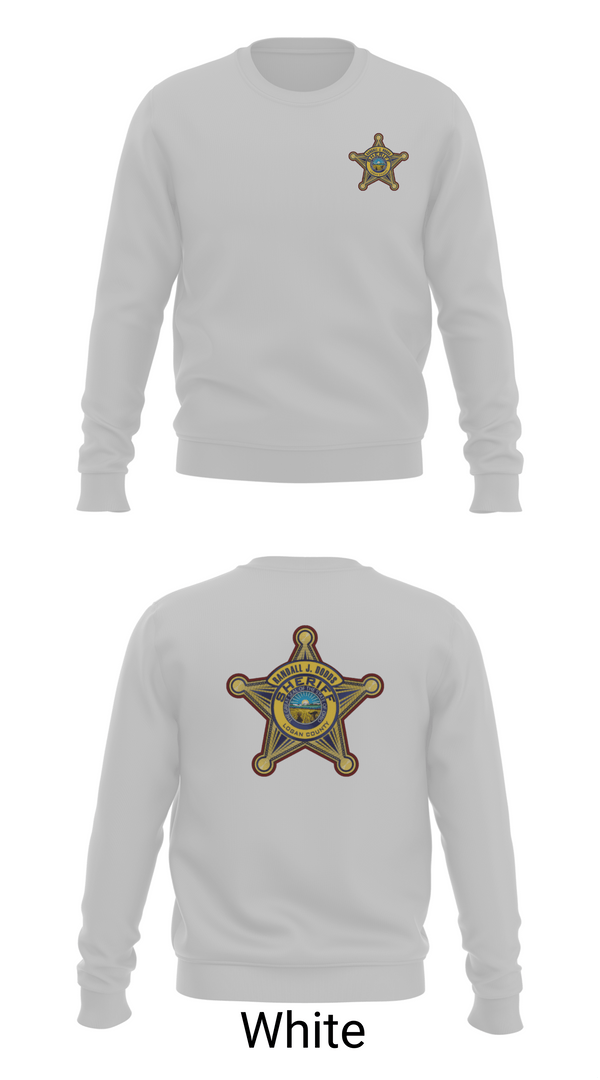 Crew Neck Sweatshirt, LOGAN COUNTY SHERIFFS OFFICE, Police, Teamtime, Team time, sublimation, custom sports apparel, team uniforms, spirit wear, spiritwear, sports uniforms, custom shirts, team store, custom team store, fundraiser sports, apparel fundraiser
