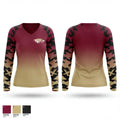 Ensor 97901691 Women's Long Sleeve V-neck Shirt - 1