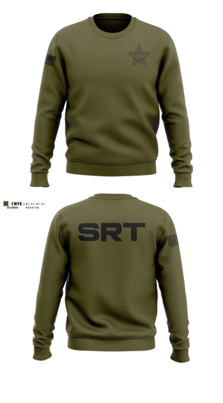 Crew Neck Sweatshirt, Coshocton SRT, Police, Teamtime, Team time, sublimation, custom sports apparel, team uniforms, spirit wear, spiritwear, sports uniforms, custom shirts, team store, custom team store, fundraiser sports, apparel fundraiser