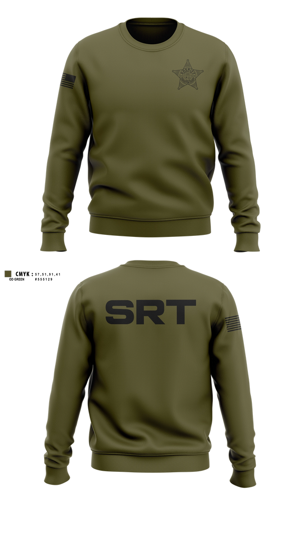 Crew Neck Sweatshirt, Coshocton SRT, Police, Teamtime, Team time, sublimation, custom sports apparel, team uniforms, spirit wear, spiritwear, sports uniforms, custom shirts, team store, custom team store, fundraiser sports, apparel fundraiser
